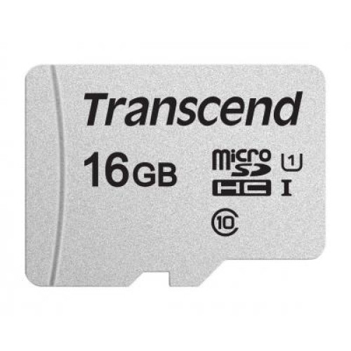 Карта пам'яті Transcend 16GB microSDHC class 10 UHS-I U1 (TS16GUSD300S)