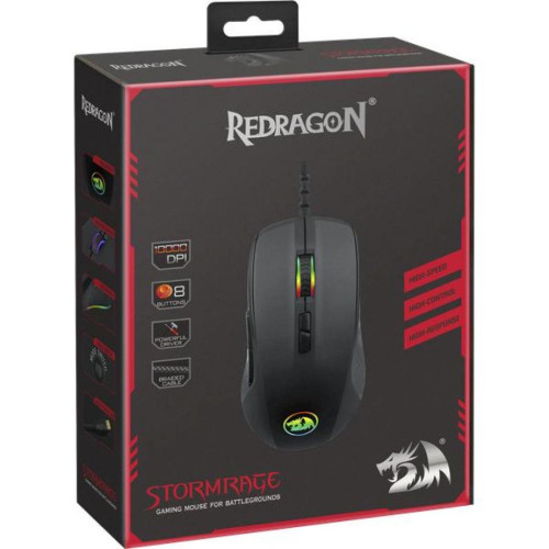 Мишка Redragon Stormrage RGB IR USB Black (78259)