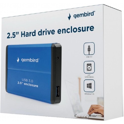 Кишеня зовнішня Gembird 2.5", USB3.0 (EE2-U3S-2-B)