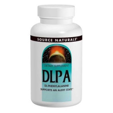 Вітамін Source Naturals DLPA (фенілаланін) 750мг, 60 таблеток (SNS-00165)