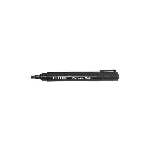 Маркер H-Tone водостійкий 1-5 мм, клин. накінечник. чорний (MARK-PER-HTJJ20523-B)