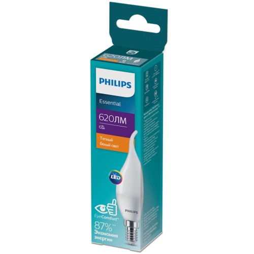 Лампочка Philips ESSLEDCandle 6W 620lm E14 827BA35NDFRRCA (929002972007)