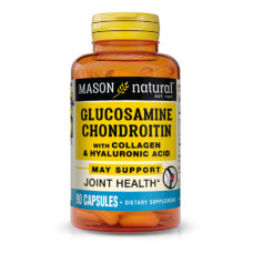 Антиоксидант Mason Natural Глюкозамін, хондроїтин з колагеном і гіалуронової кислоти. (MAV14539)