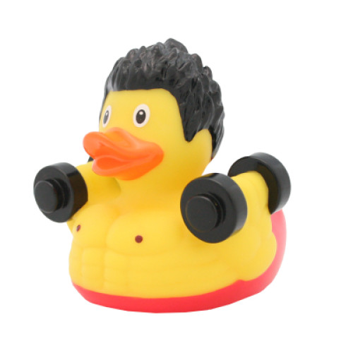 Іграшка для ванної Funny Ducks Качка Бодібілдер (L2098)