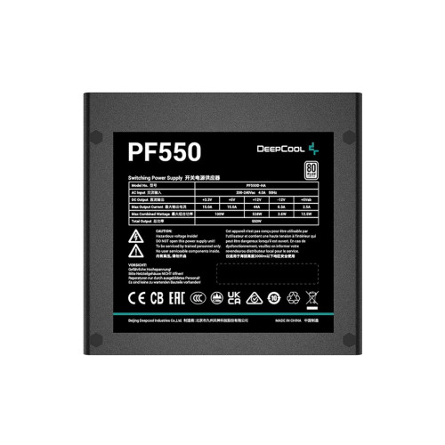 Блок живлення Deepcool 550W PF550 (R-PF550D-HA0B-EU)