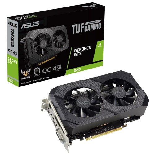 Відеокарта ASUS GeForce GTX1650 4096Mb TUF OC D6 P V2 GAMING (TUF-GTX1650-O4GD6-P-V2-GAMING)