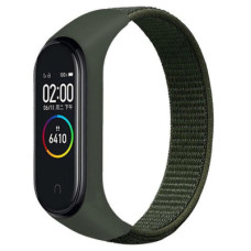 Ремінець до фітнес браслета BeCover Nylon Style для Xiaomi Mi Smart Band 5/6 Khaki (705424)