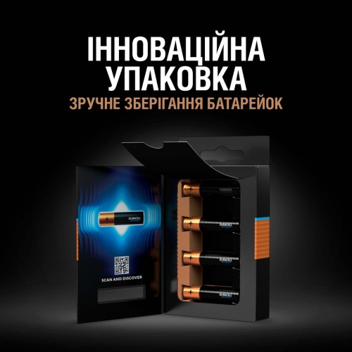 Батарейка Duracell Optimum AAA лужні 8 шт. в упаковці (5015602)