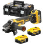 Шліфувальна машина DeWALT DCG405 18В XR Li-lon, 125 мм, 3x5Ah, кейс TSTAK (DCG405P3)