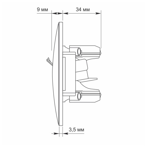 Комп'ютерна розетка Videx BINERA CAT6+CAT6 (VF-BNSK2PC6-W)