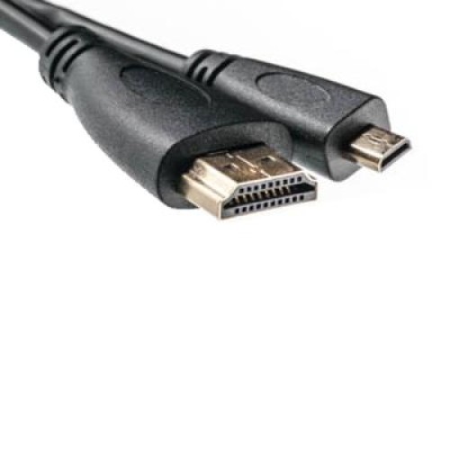 Кабель мультимедійний HDMI A to HDMI D (micro), 0.5m PowerPlant (KD00AS1241)