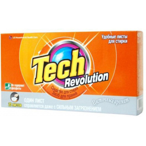 Засіб для прання LG Tech Revolution Цветочный аромат 20 шт (8801051202793)