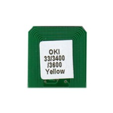 Чіп для картриджа OKI C3300/3400/3600 (2.5K) Yellow BASF (WWMID-71090)