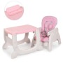 Стілець для годування Bambi 2 в 1 pink (M 3612-8 pink)