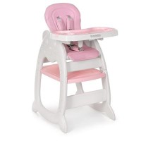 Стілець для годування Bambi 2 в 1 pink (M 3612-8 pink)