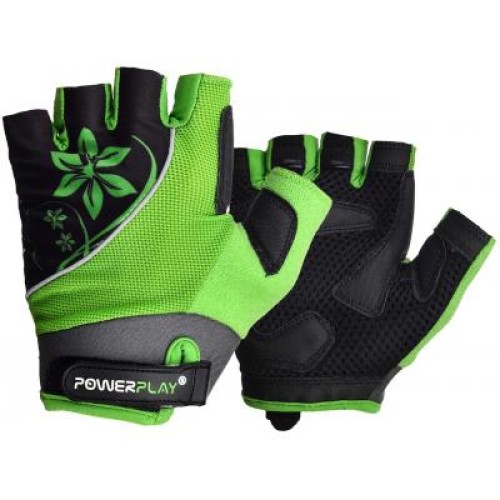 Велорукавиці PowerPlay Women 5281 Green XS (5281A_XS_Green)