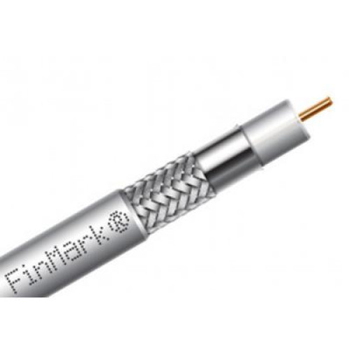 Кабель телевізійний FinMark RG-660, CU, 100м, white (F660BVcu_100_white)