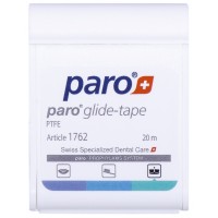 Зубна нитка Paro Swiss glide-tape стрічка тефлонова 20 м (7610458017623)