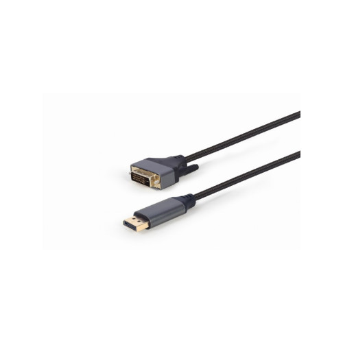 Кабель мультимедійний DisplayPort to DVI 1.8m 24 +1, 4K 30Hz Cablexpert (CC-DPM-DVIM-4K-6)