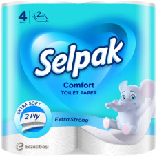 Туалетний папір Selpak Comfort 2 шари 4 рулони (8690530802117)