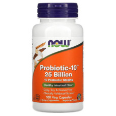 Пробіотики Now Foods Пробіотичний Комплекс Probiotic 25 Billion, 100 вегетаріансь (NOW-02933)