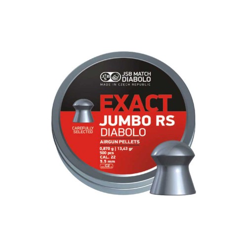 Пульки JSB Diabolo Exact Jumbo RS 5,52 мм 500 шт/уп (546207-500)