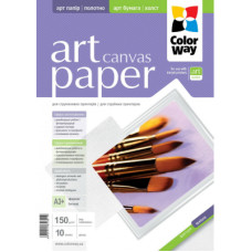 Папір ColorWay A3+ ART Canvas 150g, 10sh, OEM (PPA150010A3+_OEM)