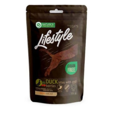 Ласощі для котів Nature's Protection Lifestyle Snack For Cats With Duck and Goji Berries 75 г (SNK46147)