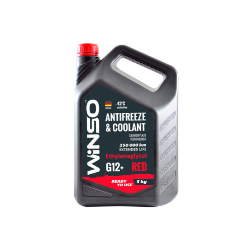 Антифриз WINSO WINSO RED G12+ red 5kg (880910)