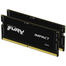 Модуль пам'яті для ноутбука SoDIMM DDR5 64GB (2x32GB) 4800 MHz FURY Impact Kingston Fury (ex.HyperX) (KF548S38IBK2-64)