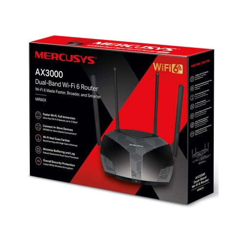 Маршрутизатор Mercusys MR80X