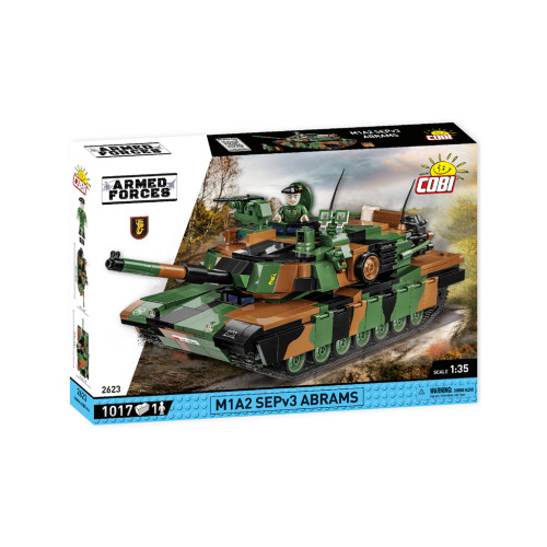 Конструктор Cobi Танк M1A2 SEP v3 Абрамс, 1017 деталей (COBI-2623)