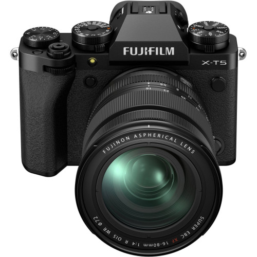 Цифровий фотоапарат Fujifilm X-T5 + XF 16-80 F4 Kit Black (16782571)