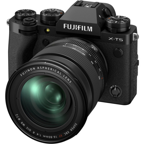 Цифровий фотоапарат Fujifilm X-T5 + XF 16-80 F4 Kit Black (16782571)