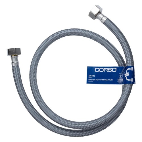 Шланг для води Corso NYLON 1/2" ВВ 100см (9690110)