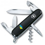 Ніж Victorinox Spartan Ukraine Black "Карта України Жовто-Блакитна" (1.3603.3_T1166u)