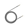 Кабель мультимедійний 3.5mm M/M 0.5m Yiven M30 black-silver Baseus (CAM30-AS1)