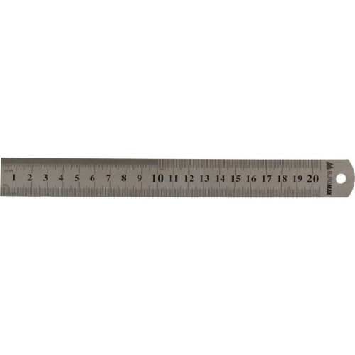 Лінійка Buromax 20см, steel (BM.5810-20)
