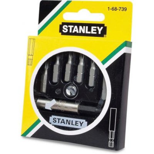 Набір біт Stanley из 6 вставок и магнит. держателя (1-68-739) (1-68-739)