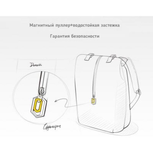 Рюкзак для ноутбука Xiaomi 14" RunMi 90 Outdoor Leisure Shoulder Bag Blue (Ф01950)