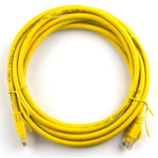 Патч-корд Ritar 3м, RJ-45, Cat.5e, CU, медь, желтый (03251)