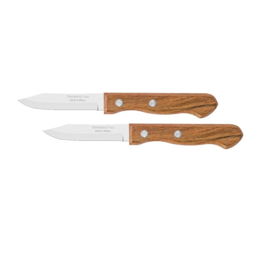 Набір ножів Tramontina Dynamic для чистки овощей 2шт 80 мм (22310/203)