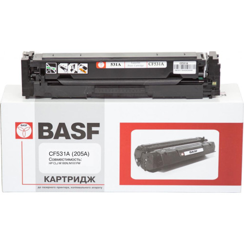 Картридж BASF HP LJ M180n/M181fw/CF531A Cyan (KT-CF531A)