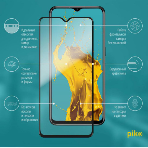 Скло захисне Piko Full Glue Oppo A31 2020 (black) (1283126502781)