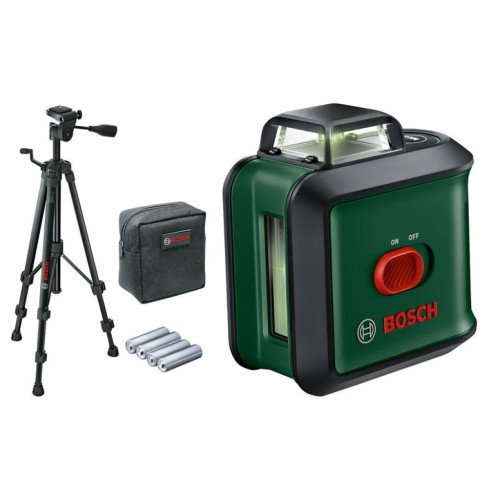 Лазерний нівелір Bosch UniversalLevel 360 Set, 24м, штатив TT150, зелений промінь (0.603.663.E03)