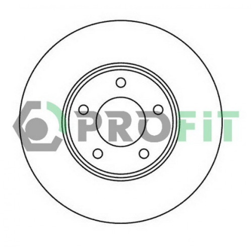 Гальмівний диск Profit 5010-2007
