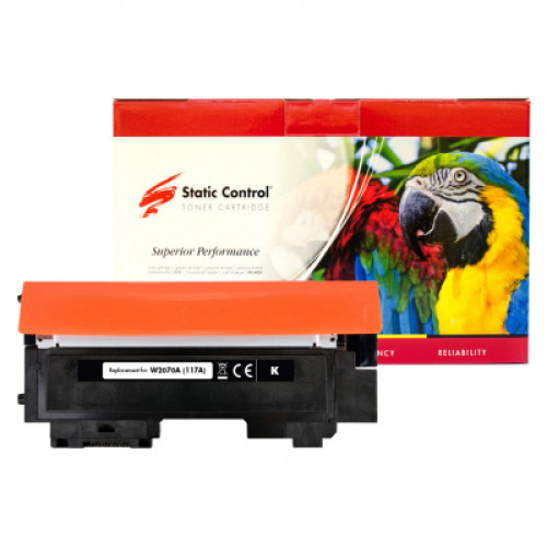 Картридж Static Control HP W2070A (117A) black Parrot (002-01-S2070APB)