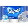 Туалетний папір Selpak 3 шари 12 рулонів (8690530204508)