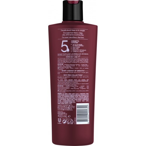 Шампунь Tresemme Keratin Smooth розгладжувальний 400 мл (8710447224342)