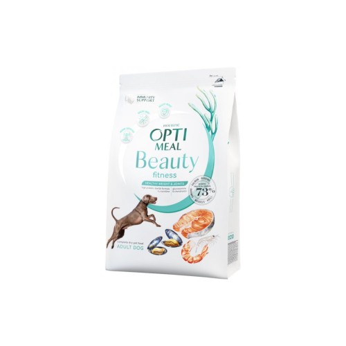 Сухий корм для собак Optimeal Beauty Fitness беззерновий на основі морепродуктів 1.5 кг (4820215366816)